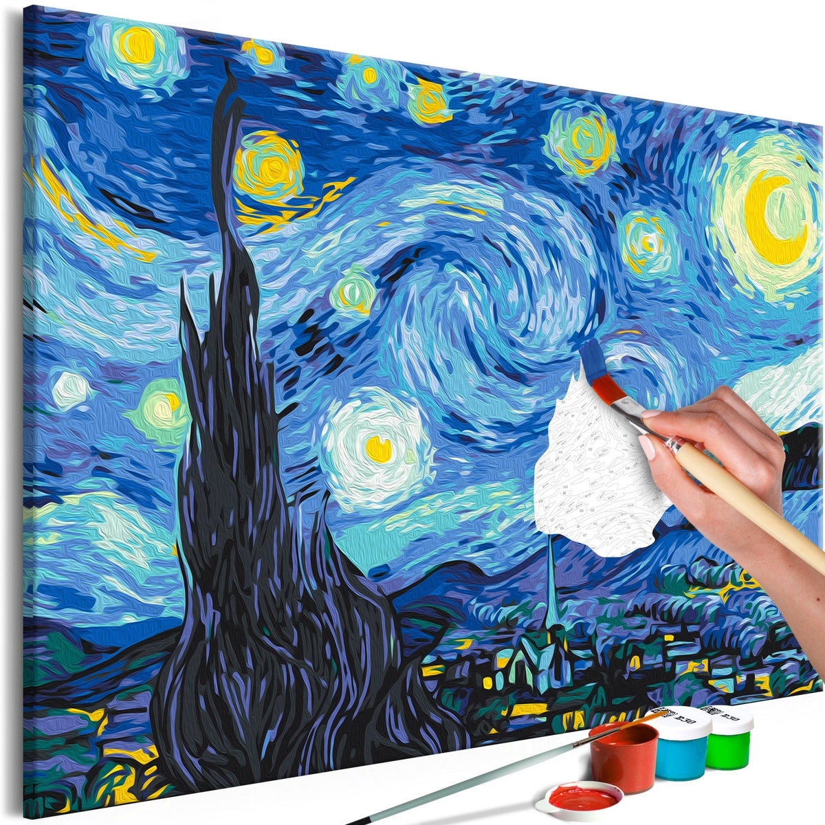 Maalaa numeroilla - Van Gogh's Starry Night | Paint by numbers