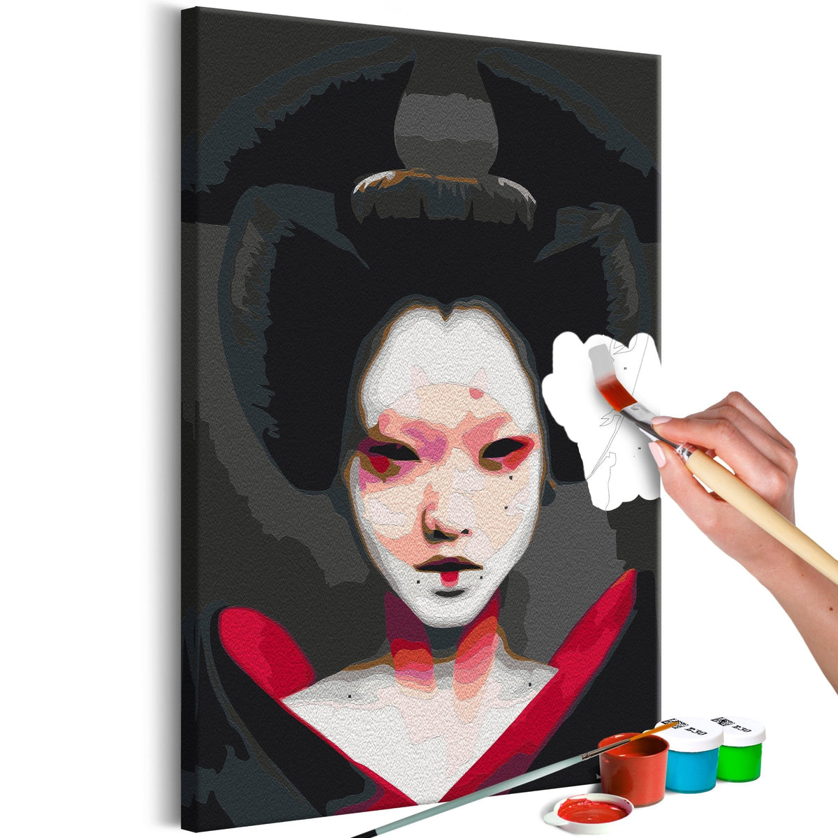 Maalaa numeroilla - Black Geisha | Paint By Numbers